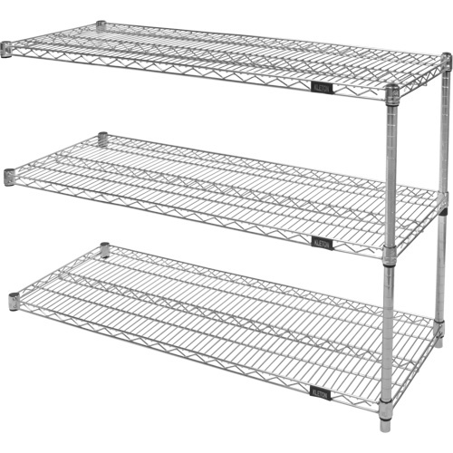 KLETON Heavy-Duty Chromate Wire Shelving  (Each)-Click on options for variations & Details.