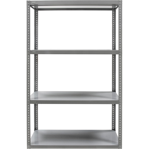 KLETON RN924 Heavy-Duty Shelving, Steel, Bolted, 3000 lbs. Capacity, 36" W x 72" H x 18" D-(Each)