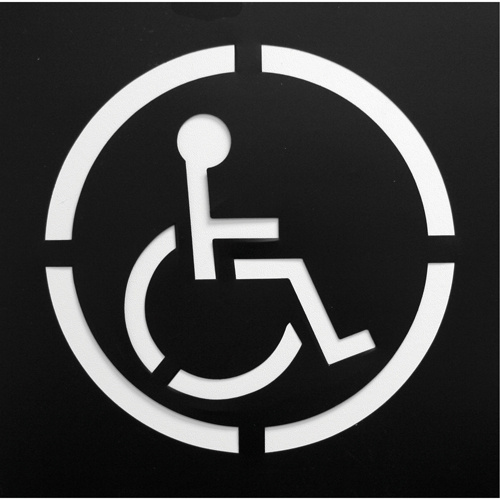 C.H. Hanson 12416 Safety Sign Stencils, English, 15.5" x 15.5"-(Each)