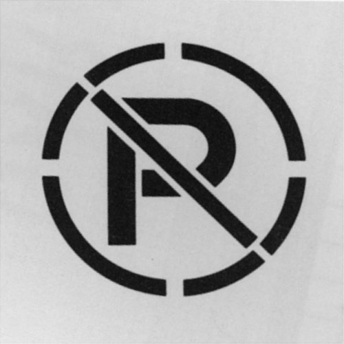 C.H. Hanson 12417 Safety Sign Stencils, English, 15.5" x 15.5"-(Each)