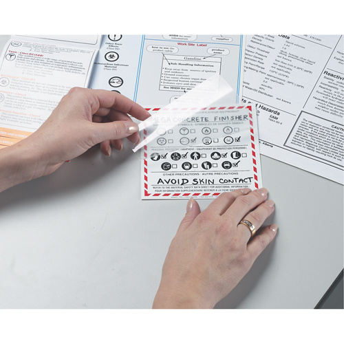 Brady  08661  OTS WHMIS Label, Vinyl, Sheet, 4" L x 2" W - Pack of 25