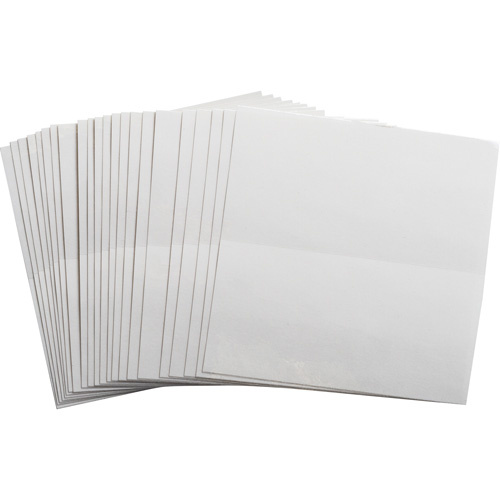 Brady 60324 Overlay for GHS Labels Overlay for GHS Labels, Polyester, Sheet, 4-1/2" L x 4-1/2" W - Pack of 100