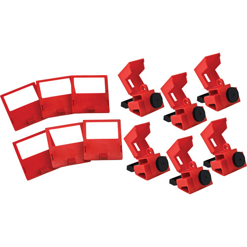 Brady 65966 Clamp-On Lockout, Circuit Breaker Type-(Each)