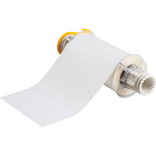 Brady 13569 Low-Halide Printer Tape, Polyester, White, 6" Width-(Each)