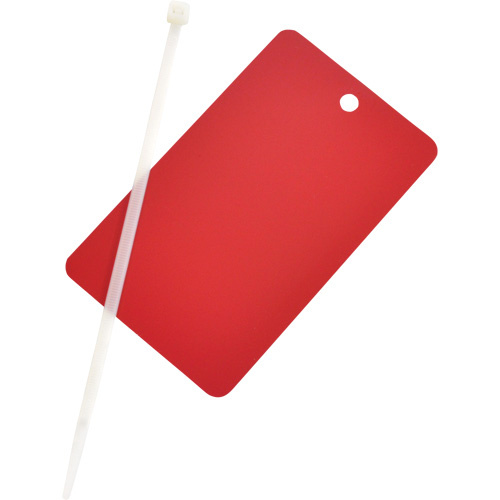 Brady 56940-PK Blank Write-On Tag, Metal, 3" W x 5" H-(Each)