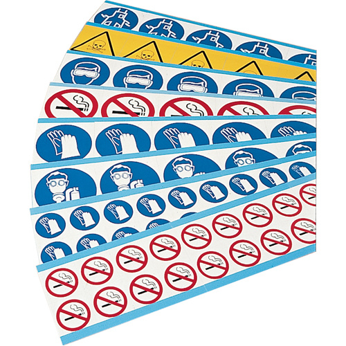 Brady 58548 Right to Know Pictogram Labels - Vapor Respirator Right to Know Pictogram Labels - Vapor Respirator, Vinyl, Sheet, 2-1/4" L x 2-1/4" W - Each