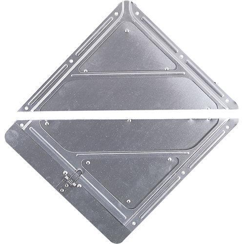 Incom Top Tape & Label PH225 Placard Holders, Aluminum-(Each)