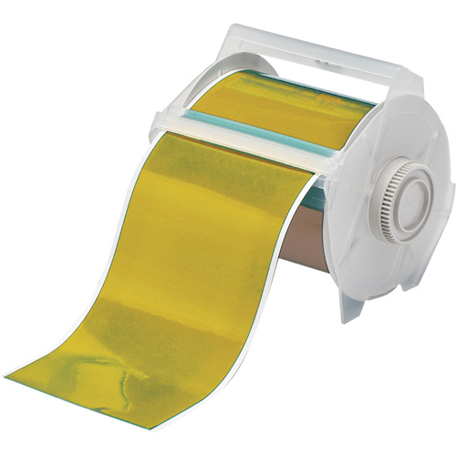 Brady 113140 Printer Tape, Vinyl, Gold, 2.25" Width-(Each)