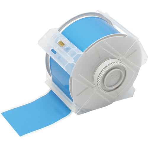 Brady 76607 Printer Tape Printer Tape, Vinyl, Blue, 2.25" Width - Each