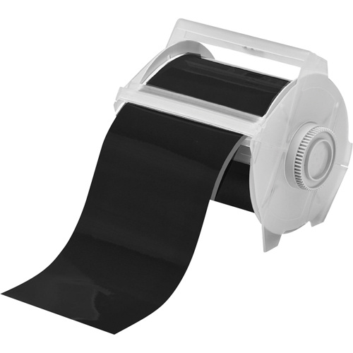 Brady 113134 Indoor/Outdoor Grade Tape, Vinyl, Black, 0.5" Width-(Each)