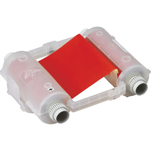 Brady 76743 Industrial Grade Print Ribbons, 4.11" x 200', Red-(Each)