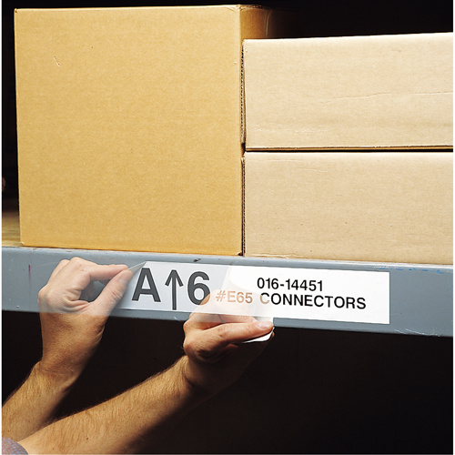 Brady 76697 Printer Tape Printer Tape, Vinyl, White, 4" Width - Each