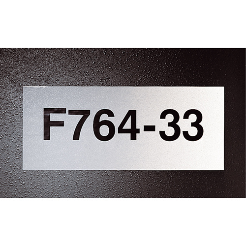 Brady 76705 Printer Tape Printer Tape, Retro Reflective, Black, 4" Width - Each