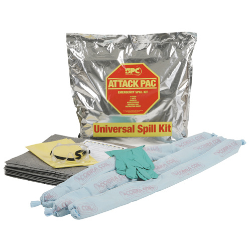 SPC SKA-ATK Attack Pac™ Allwik® Spill Kit Attack Pac™ Allwik<sup>®</sup> Spill Kit, Universal, Bag, 7 US gal. Absorbancy - Each