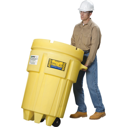 Enpac 1299-YE Wheeled Overpack 95 Salvage Drums, 95 US gal., Mobile-(Each)