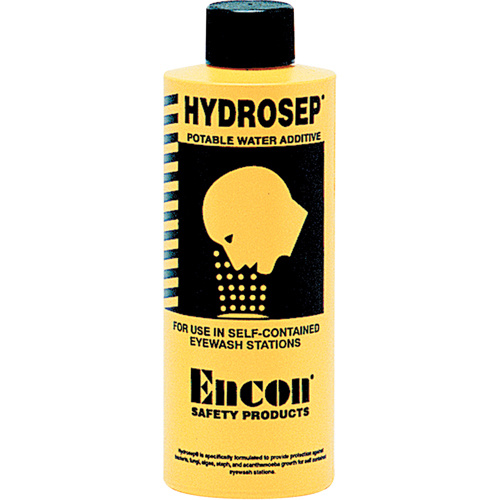 Encon 01110764 Hydrosep Water Treatment Additive for Self-Contained Pressurized Eyewash Station, 8 oz.-(Box of 4)