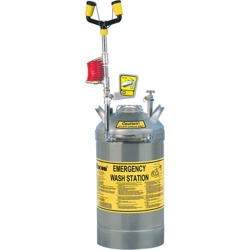Encon 01103002 Self-Contained Eyewash Station, Pressurized, 13 gal. Capacity, Meets ANSI Z358.1-(Each)