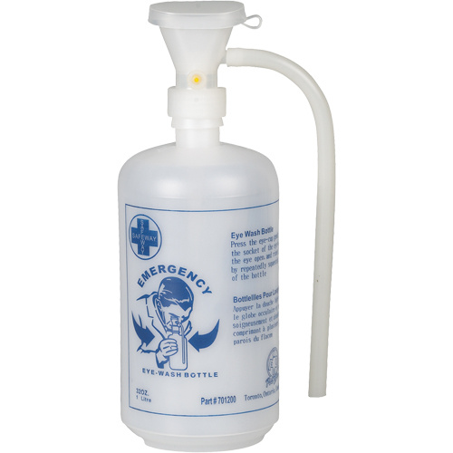 WASIP LTD. F4570301 Eyewash Bottle With Eye Cup Eyewash Bottle With Eye Cup, Empty Bottle, 32 oz. - Each