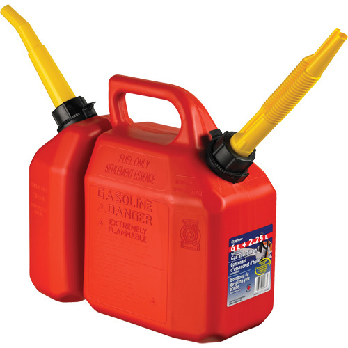 Scepter 03615 Combo Jerry Can Gasoline/Oil Combo Jerry Can Gasoline/Oil, 2.17 US Gal/8.25 L, Red, CSA Compliant/ULC - Each