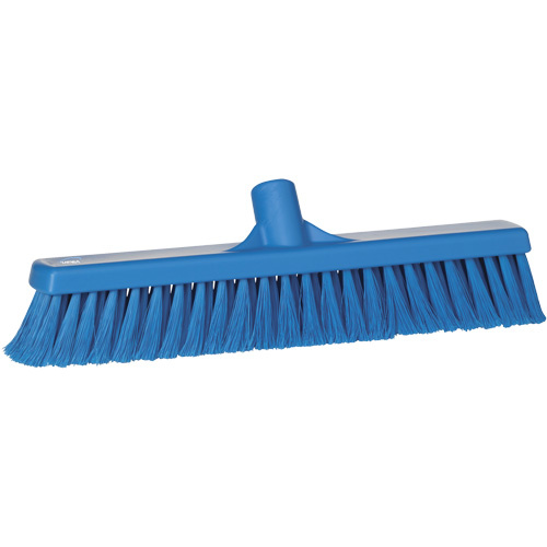 Vikan 31783 Food Hygiene Broom Food Hygiene Broom, 15.7"x2", Polypropylene, Blue - Each