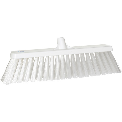 Vikan 29205 Large Particle Push Broom Head Large Particle Push Broom Head, 2-1/2", Polyester, White - Each