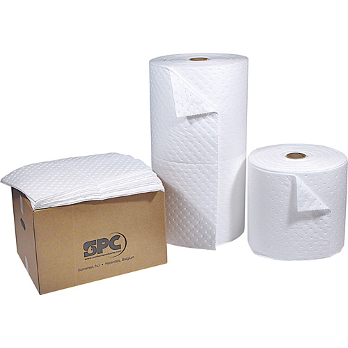 SPC SXT300 SXT™ Industrial Sorbents-PREMIUM Extra-Tough Pads & Rolls SXT™ Industrial Sorbents-PREMIUM Extra-Tough Pads & Rolls, Oil Only, 19" x 15", 17 gal. Absorbancy - Pack of 100
