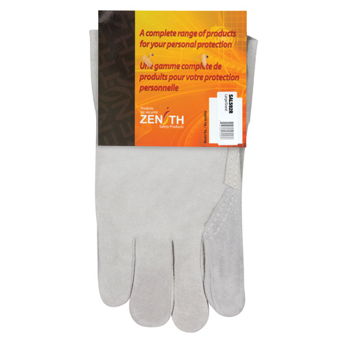 Zenith Safety Products Standard-Duty Work Gloves Standard-Duty Work Gloves, Large, Split Cowhide Palm - Pair