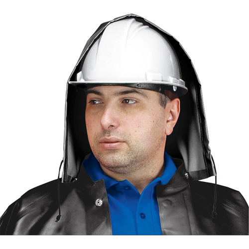 WASIP LTD. R885K00 SBR Vulcan Rain Hood SBR Vulcan Rain Hood, One Size, Black, Rubber - Each