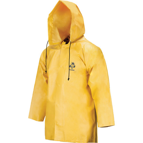 WASIP LTD. R882Y20 Neo-Slick Chemical & Acid Resistant Rain Jacket Neo-Slick Chemical & Acid Resistant Rain Jacket, Small, Yellow, Neoprene - Each