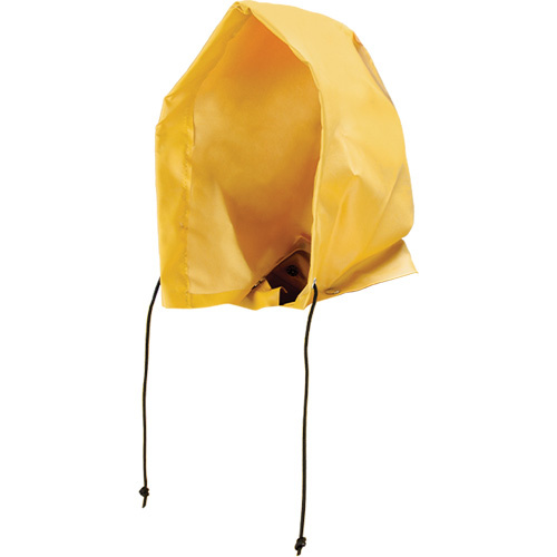 WASIP LTD. R885Y00 Neo-Slick Chemical & Acid Resistant Rain Hood Neo-Slick Chemical & Acid Resistant Rain Hood, One Size, Yellow, PVC - Each