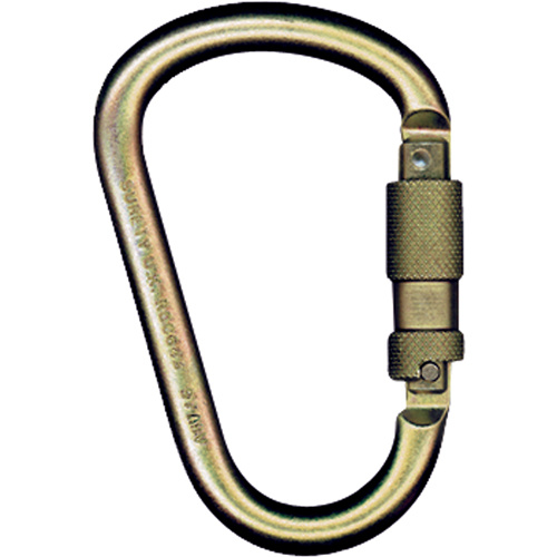 MSA 10089207 Carabiners Carabiners, Steel, 5000 lbs Capacity - Each