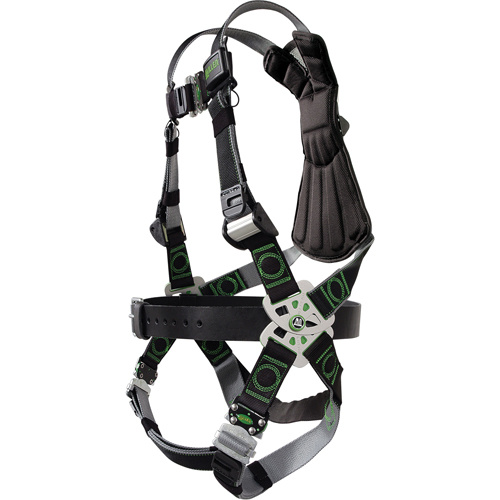 PIP Global Safety RDT-QC-B/UBK Miller® Revolution™ Harnesses Miller<sup>®</sup> Revolution™ Harnesses, CSA Certified, Class A, 400 lbs. Cap. - Each