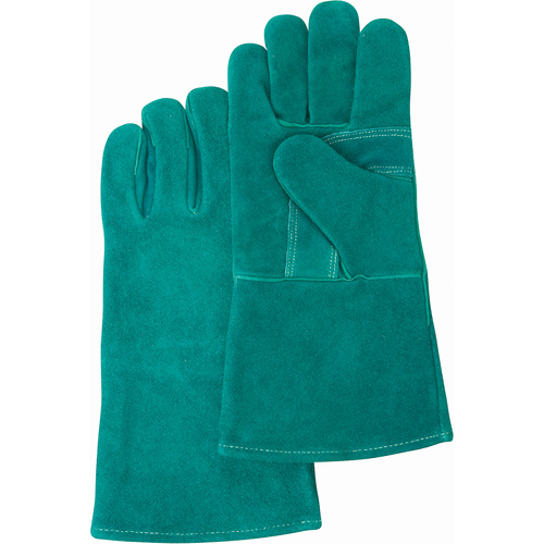Weld-Mate Premium Welder's Gloves Premium Welder's Gloves, Split Cowhide, Size Large - Pair