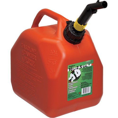 Scepter 07378 Eco® Gas Cans Eco<sup>®</sup> Gas Cans, 2.5 US gal./9.46 L, Red, CSA Compliant/ULC - Each