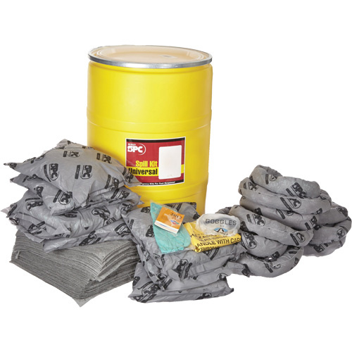 SPC SKA-55 Spill Kit Spill Kit, Universal, Drum, 41 US Gal. Absorbancy - Each