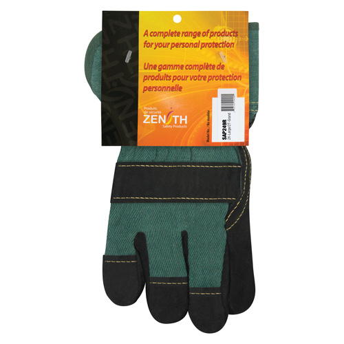 Zenith Safety Products Superior Warmth Winter-Lined Fitters Gloves Superior Warmth Winter-Lined Fitters Gloves, 2X-Large, Split Cowhide Palm, Thinsulate™ Inner Lining - Pair
