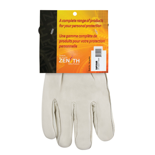 Zenith Safety Products Standard-Duty Winter-Lined Driver's Gloves Standard-Duty Winter-Lined Driver's Gloves, 2X-Large, Grain Cowhide Palm, Fleece Inner Lining - Pair