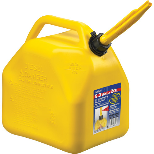 Scepter 07649 Jerry Cans Jerry Cans, 5.3 US gal./20.06 L, Yellow, CSA Compliant/ULC - Each