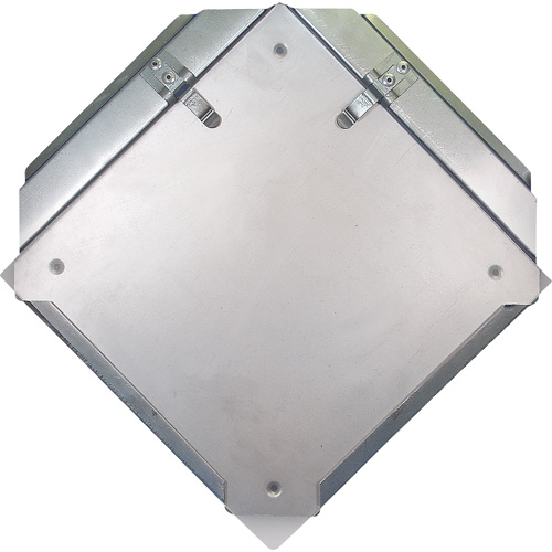 Incom Top Tape & Label PH227 Placard Holders, Aluminum-(Each)