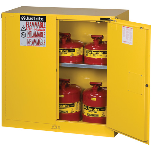 Justrite Sure-Grip® Ex Flammable Storage Cabinets  (Each)-Click on options for variations & Details.