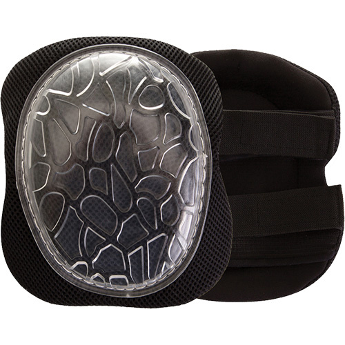 Impacto 876-00 Comfort Knee Pads, Hook and Loop Style, Plastic Caps, Gel Pads-(Pair)