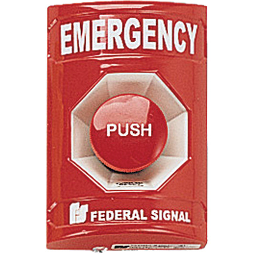 Federal Signal Corporation PSEM-R Push Button Station -For Vandal-resistant Activation Of Emergency Systems-(Each)