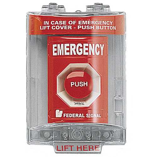 Federal Signal Corporation PSEMSC-R For Vandal-resistant Activation Of Emergency Systems, Wall-(Each)