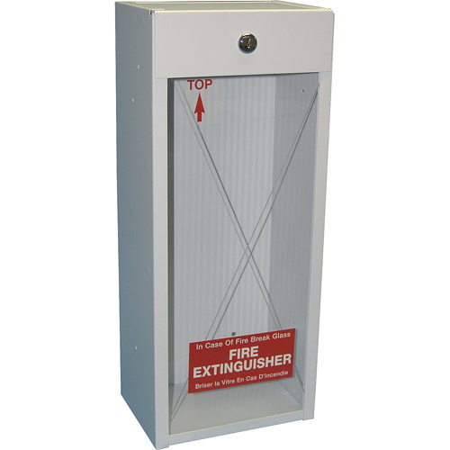 Nosredna C-100 Surface-Mounted Fire Extinguisher Cabinets Surface-Mounted Fire Extinguisher Cabinets, 8.5" W x 20.5" H x 6" D - Each
