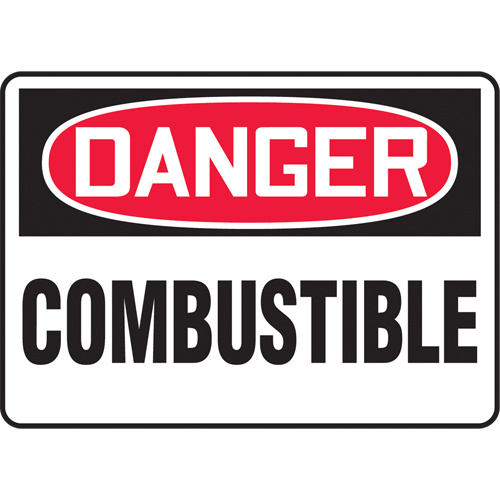 Accuform Signs ""Combustible"" Sign  (Each)-Click on options for variations & Details.