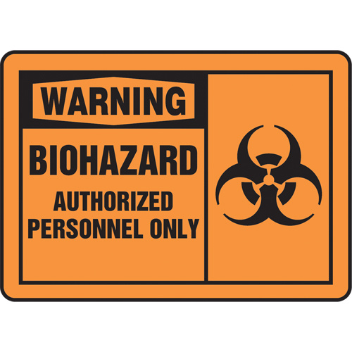 Accuform Signs ""Biohazard"" Sign  (Each)-Click on options for variations & Details.