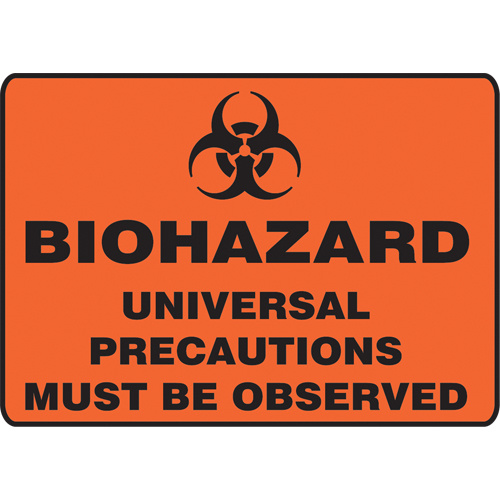 Accuform Signs ""Biohazard Universal Cautions"" Sign  (Each)-Click on options for variations & Details.