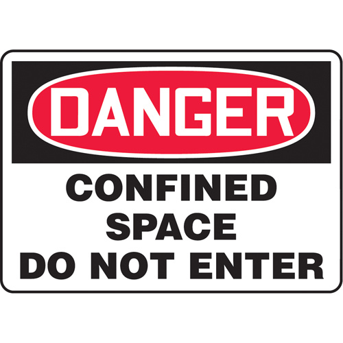 Accuform Signs ""Confined Space Do Not Enter"" Sign  (Each)-Click on options for variations & Details.