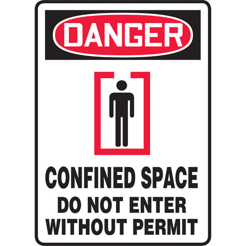 Accuform Signs ""Confined Space Do Not Enter"" Sign  (Each)-Click on options for variations & Details.
