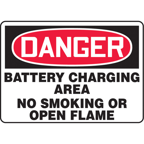 Accuform Signs ""Battery Charging Area"" Sign  (Each)-Click on options for variations & Details.